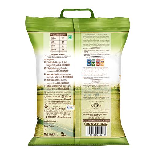 Daawat Basmati Rice - Rozana Gold, 5 kg Pouch